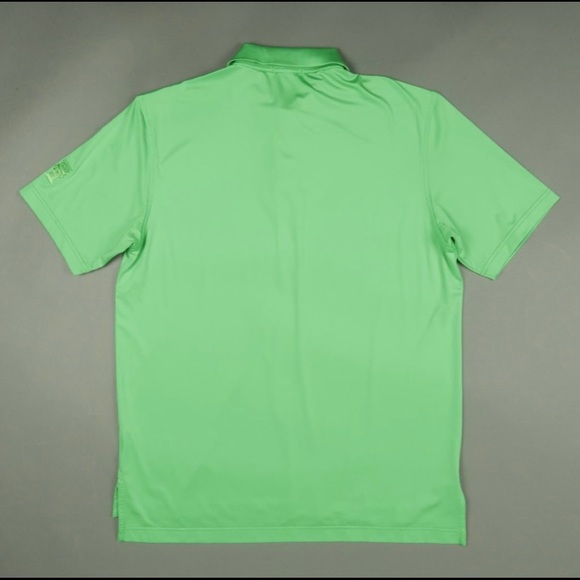 Peter Millar Summer Comfort Green Polo Shirt M - Picture 3 of 5
